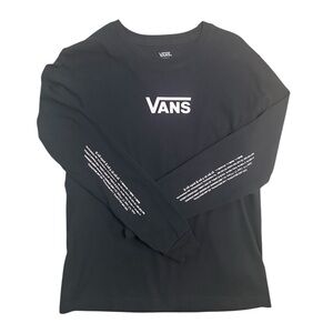 Vans Black Long Sleeve Shirt